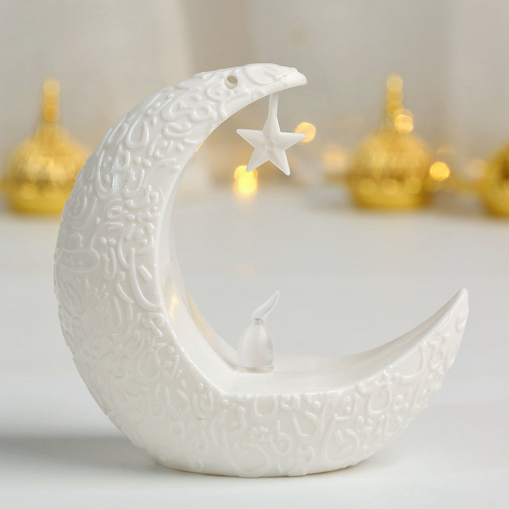 Celestial Glow: Star & Moon Candlestick Lantern for Mystical Illumination - Two Broke Witches