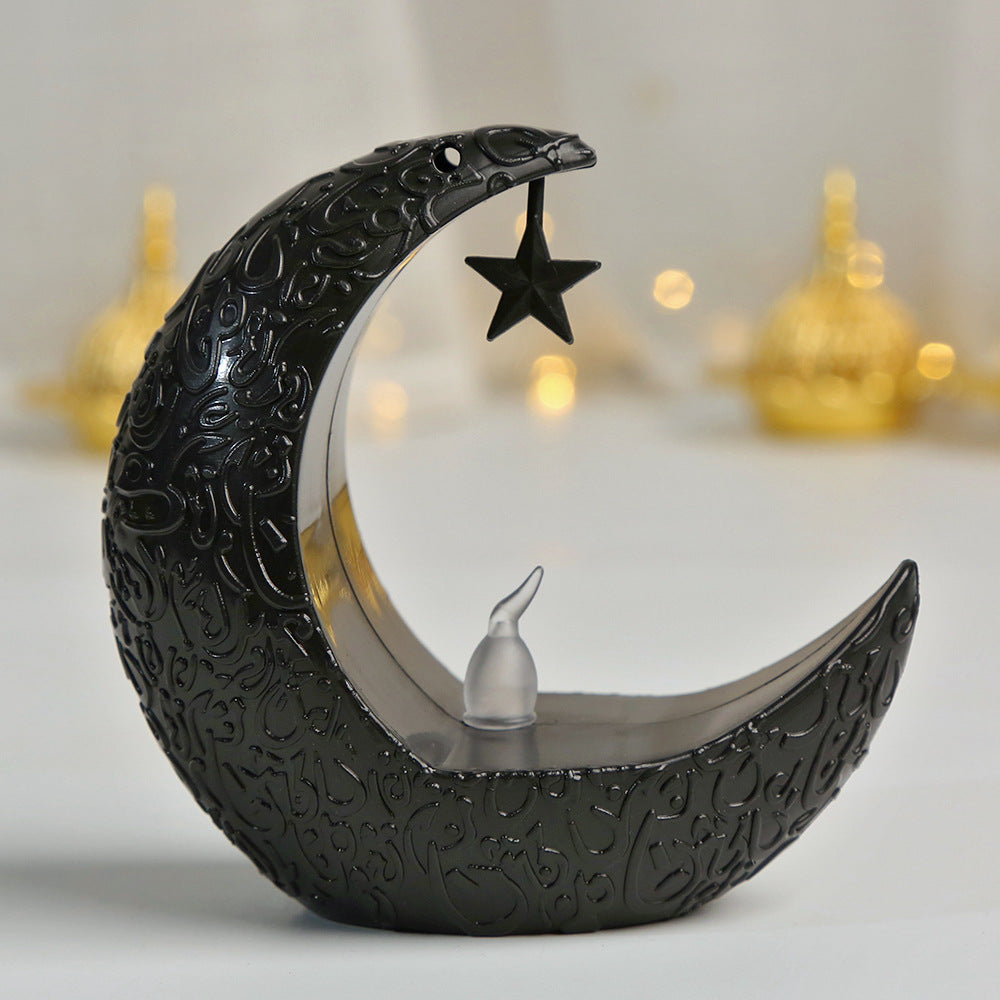 Celestial Glow: Star & Moon Candlestick Lantern for Mystical Illumination - Two Broke Witches