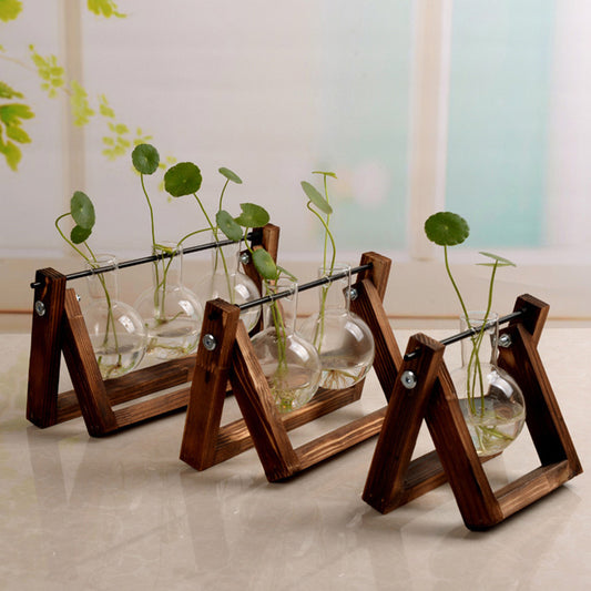 Mystic Grove Swinging Hydroponic Plant Stand – A Vessel for Life & Growth 🌿✨